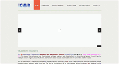 Desktop Screenshot of icmmr.org