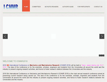 Tablet Screenshot of icmmr.org